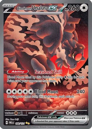 Bloodmoon Ursaluna ex (PRE-168) (Holofoil)