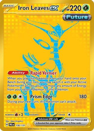 Iron Leaves ex (PRE-176) (Holofoil)
