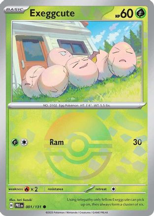 Exeggcute (Poke Ball Pattern) (PRE-001) (Holofoil)