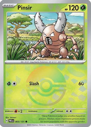 Pinsir (Poke Ball Pattern) (PRE-003) (Holofoil)