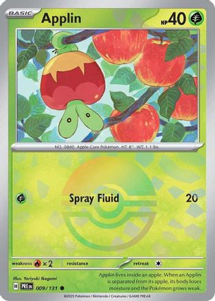 Applin (Poke Ball Pattern) (PRE-009) (Holofoil)