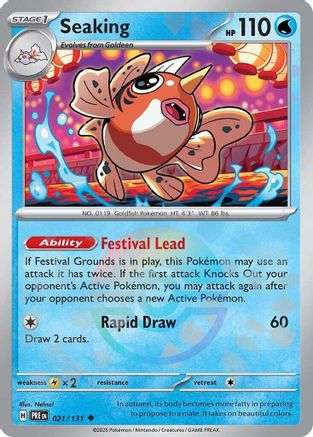 Seaking (Poke Ball Pattern) (PRE-021) (Holofoil)