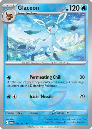 Glaceon (Poke Ball Pattern) (PRE-025) (Holofoil)