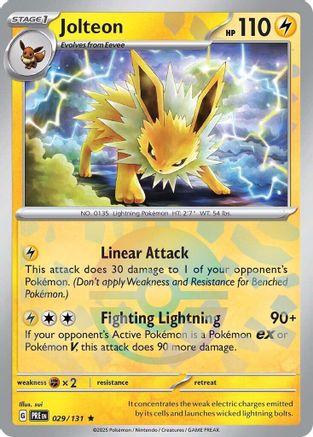 Jolteon (Poke Ball Pattern) (PRE-029) (Holofoil)