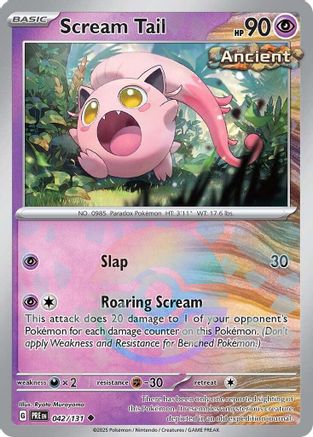 Scream Tail (Poke Ball Pattern) (PRE-042) (Holofoil)