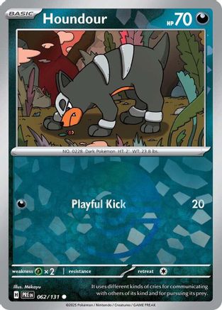 Houndour (Poke Ball Pattern) (PRE-062) (Holofoil)