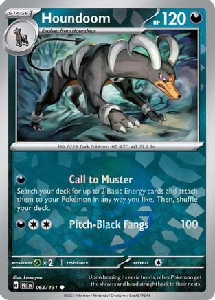 Houndoom (Poke Ball Pattern) (PRE-063) (Holofoil)