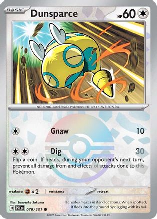 Dunsparce (Poke Ball Pattern) (PRE-079) (Holofoil)