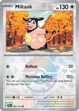 Miltank (Poke Ball Pattern) (PRE-081) (Holofoil)