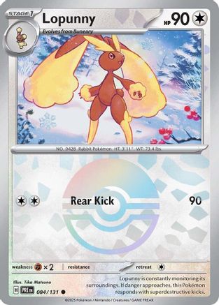 Lopunny (Poke Ball Pattern) (PRE-084) (Holofoil)