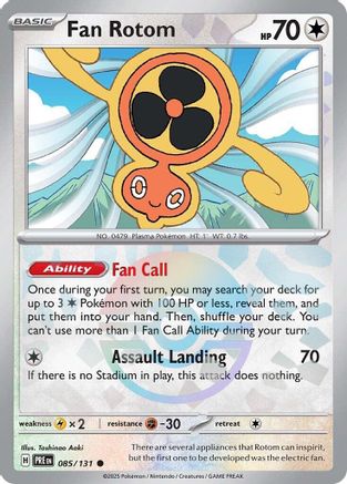 Fan Rotom (Poke Ball Pattern) (PRE-085) (Holofoil)