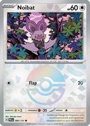 Noibat (Poke Ball Pattern) (PRE-090) (Holofoil)