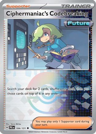 Ciphermaniac's Codebreaking (Poke Ball Pattern) (PRE-104) (Holofoil)