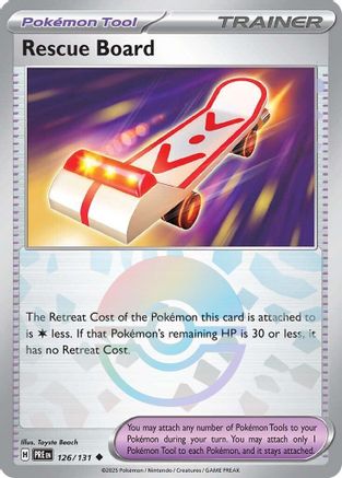 Rescue Board (Poke Ball Pattern) (PRE-126) (Holofoil)