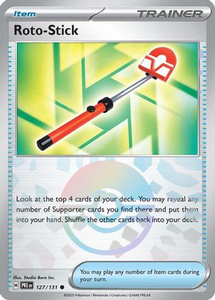 Roto-Stick (Poke Ball Pattern) (PRE-127) (Holofoil)