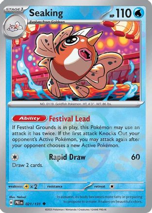 Seaking (Master Ball Pattern) (PRE-021) (Holofoil)