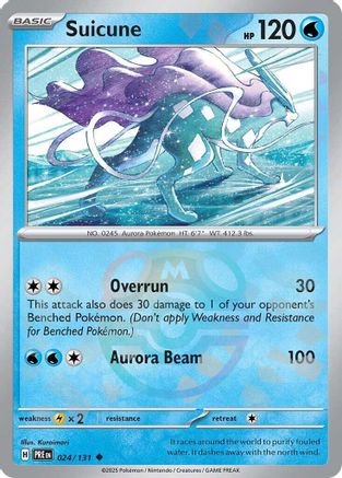 Suicune (Master Ball Pattern) (PRE-024) (Holofoil)