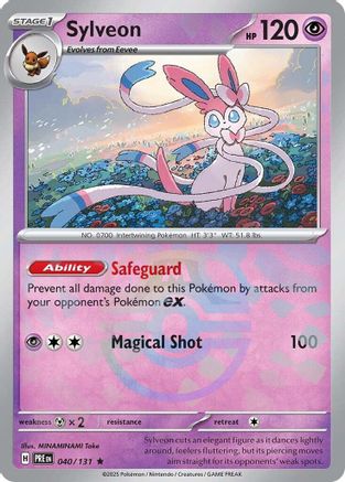 Sylveon (Master Ball Pattern) (PRE-040) (Holofoil)