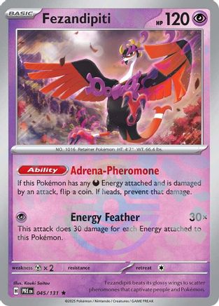 Fezandipiti (Master Ball Pattern) (PRE-045) (Holofoil)