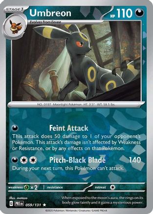 Umbreon (Master Ball Pattern) (PRE-059) (Holofoil)