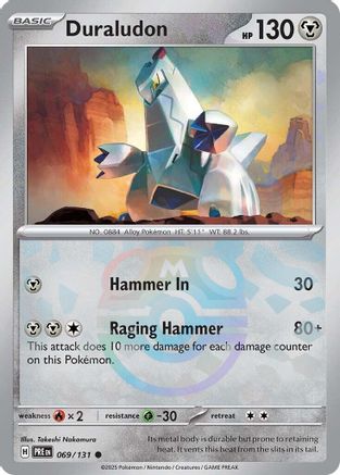 Duraludon (Master Ball Pattern) (PRE-069) (Holofoil)