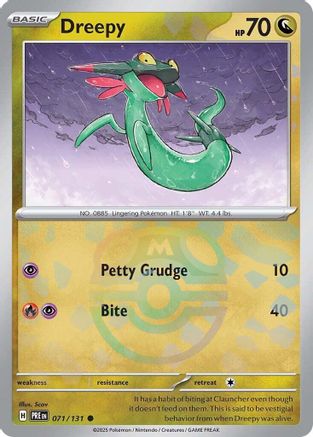 Dreepy (Master Ball Pattern) (PRE-071) (Holofoil)