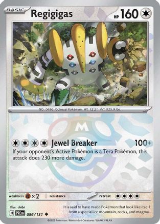 Regigigas (Master Ball Pattern) (PRE-086) (Holofoil)
