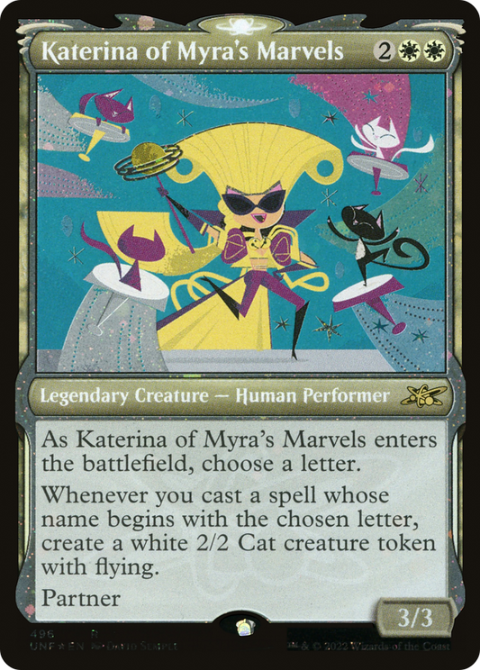 Katerina of Myra's Marvels (UNF-496) (Showcase) (Galaxy Foil)
