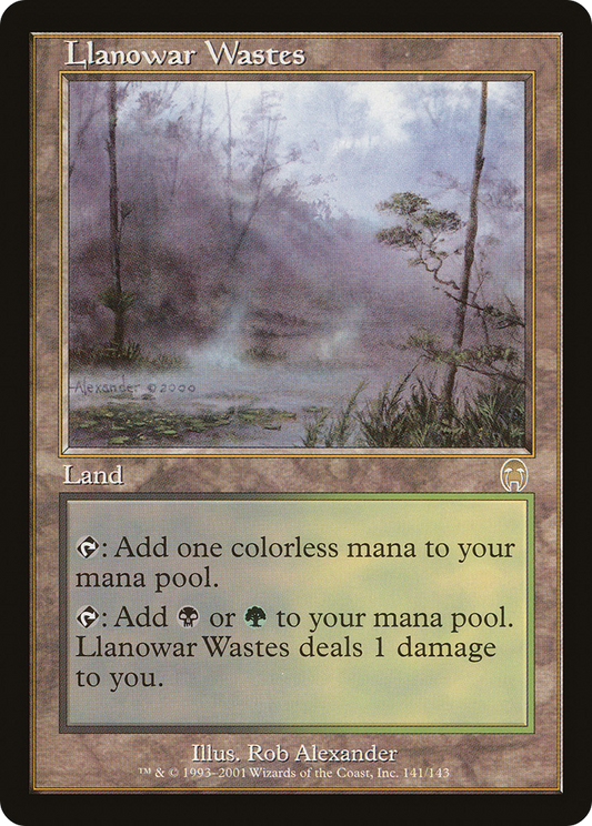 Llanowar Wastes (APC-141) (Foil)