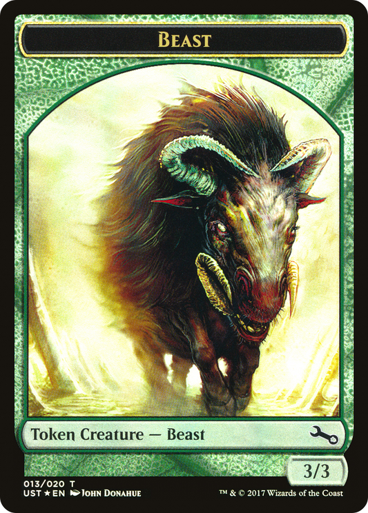 Beast // Beast Double-Sided Token (UST-013) (Foil)