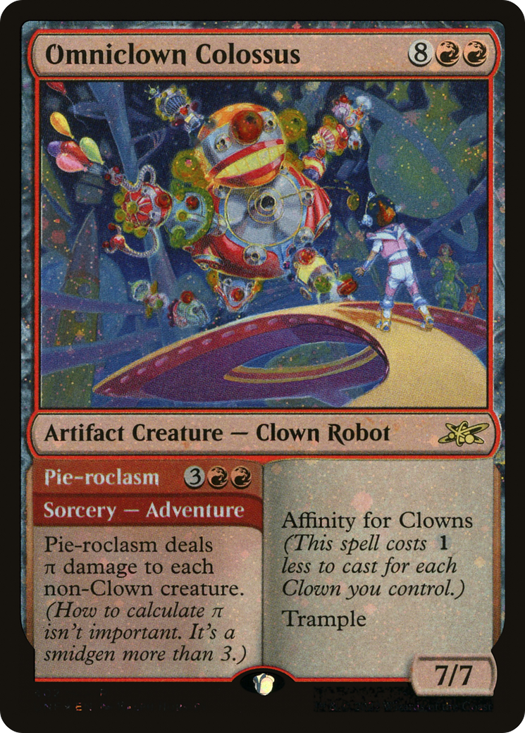 Omniclown Colossus // Pie-roclasm (UNF-402) (Galaxy Foil)