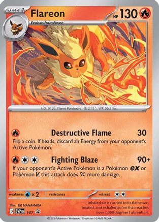 Flareon (SVP-167) (Holofoil)