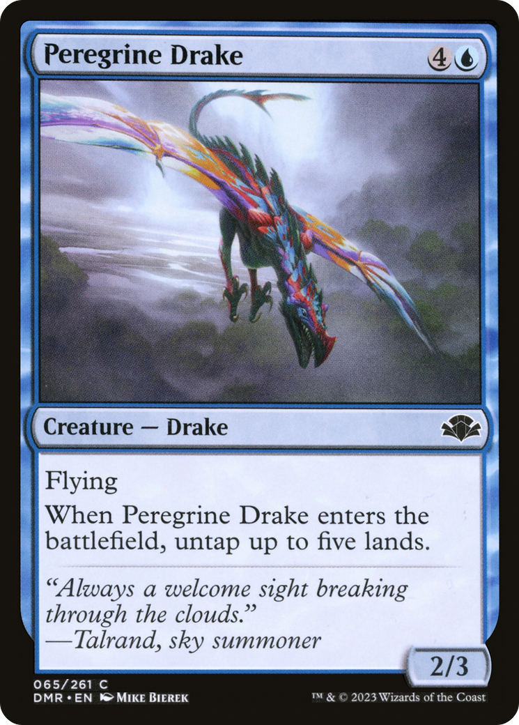 Peregrine Drake (DMR-065) (Foil)