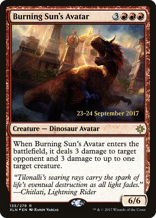 Burning Sun's Avatar (PRE-135S) (Foil)