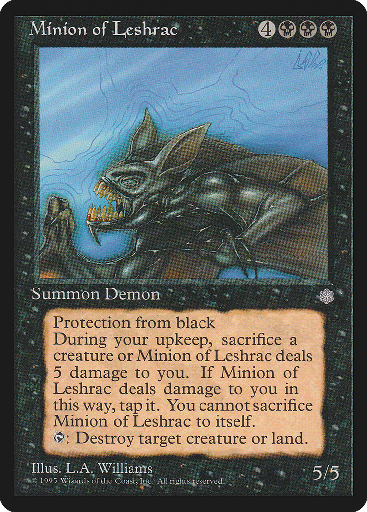 Minion of Leshrac (ICE-150)