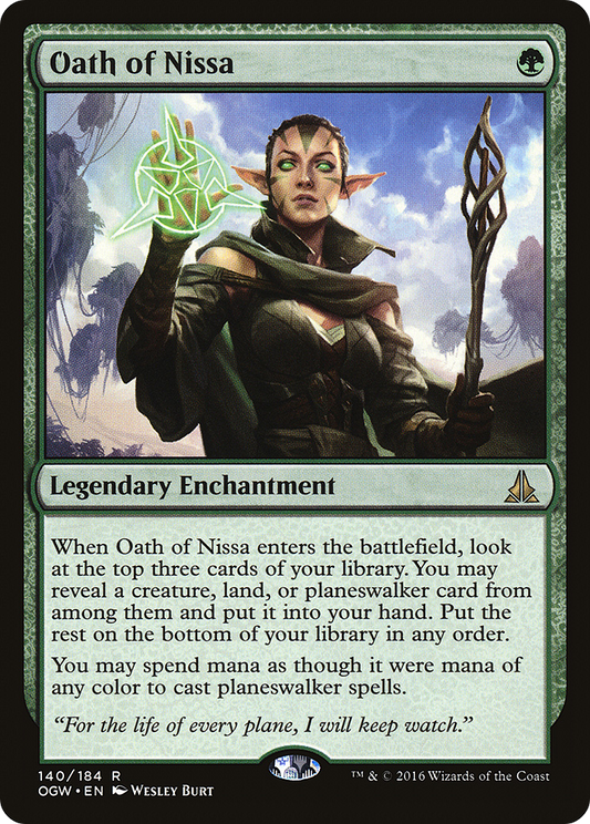 Oath of Nissa (OGW-140) (Foil)