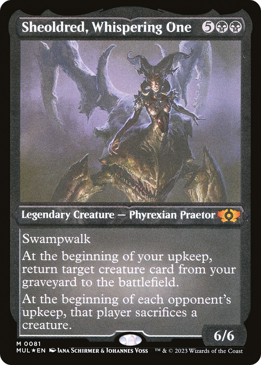 Sheoldred, Whispering One (MUL-081) (Etched Foil)