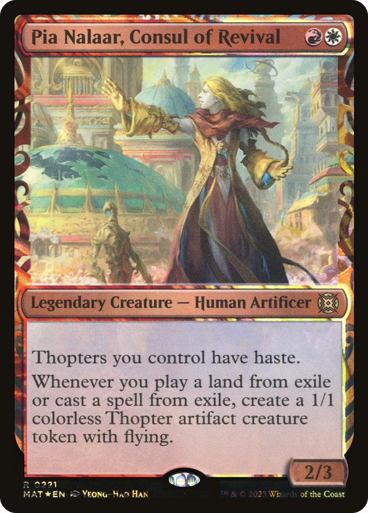 Pia Nalaar, Consul of Revival (MAT-221) (Showcase) (Halo) (Foil)