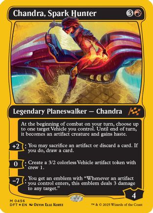 Chandra, Spark Hunter (First-Place Foil) (DFT-456)