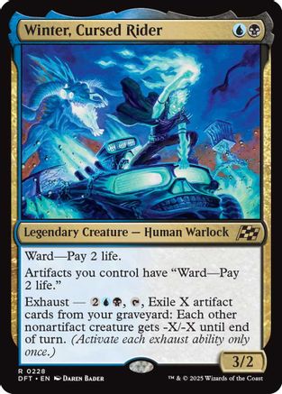 Winter, Cursed Rider (DFT-228) (Foil)