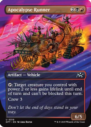 Apocalypse Runner (Borderless) (DFT-319) (Foil)