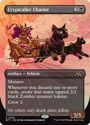 Cryptcaller Chariot (Borderless) (DFT-306) (Foil)