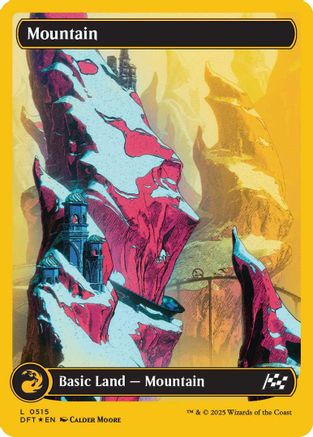 Mountain (0515) (First-Place Foil) (DFT-515) (Foil)