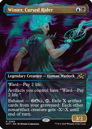 Winter, Cursed Rider (Borderless) (DFT-369) (Foil)
