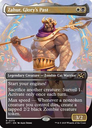 Zahur, Glory's Past (Borderless) (DFT-370) (Foil)