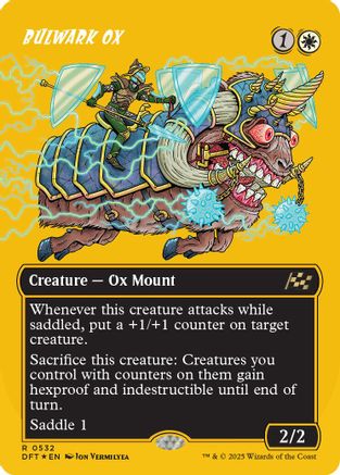 Bulwark Ox (Borderless) (First-Place Foil) (DFT-532)