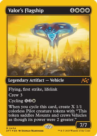 Valor's Flagship (First-Place Foil) (DFT-434)