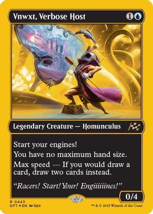 Vnwxt, Verbose Host (First-Place Foil) (DFT-443)