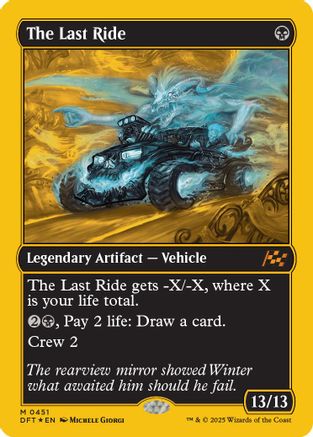 The Last Ride (First-Place Foil) (DFT-451)