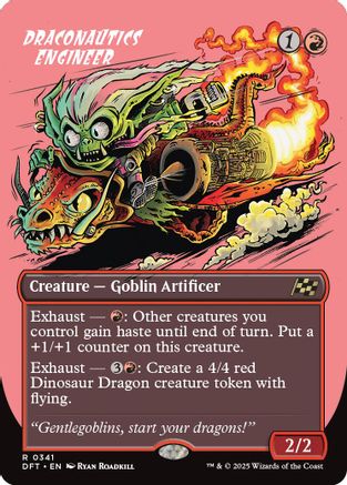 Draconautics Engineer (Borderless) (DFT-341) (Foil)